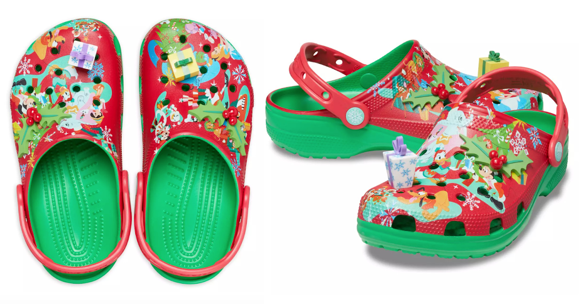 You Can Get Disney Christmas Crocs For The Entire Family To Help You Have A Magical Christmas