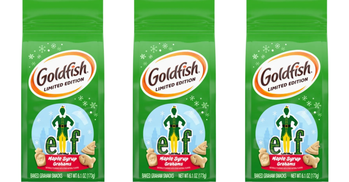 You Can Now Get Maple Syrup Flavored Goldfish Crackers Inspired by Buddy the Elf