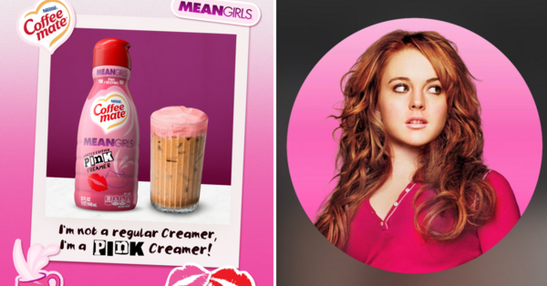 Coffee Mate Is Releasing a Pink ‘Mean Girls’ Coffee Creamer and It’s So Fetch