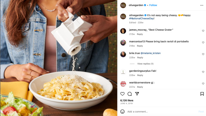 Olive Garden Sells Iconic Cheese Grater to Customers