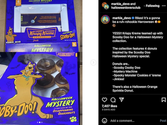 Krispy Kreme Releases ScoobyDoo Doughnuts and One Is Even Topped with