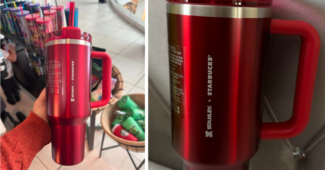 Starbucks Released Red Stanley Cups For The Holidays And People Are Losing Their Minds 