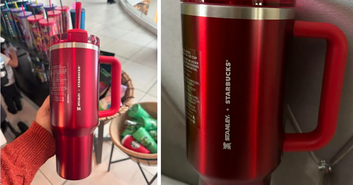 Starbucks Cherry Red Stanley Tumbler 2023: Price, where to buy, and all you  need to know