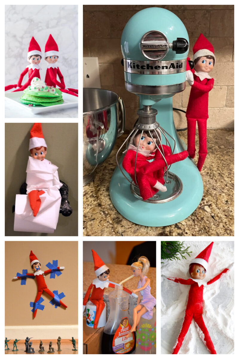 30 Easy And Low Cost Elf On The Shelf Ideas