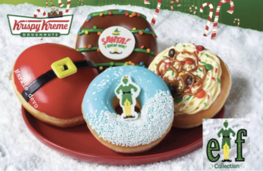 Krispy Kreme Is Releasing Elf Donuts and Son of A Nutcracker, I Need Them
