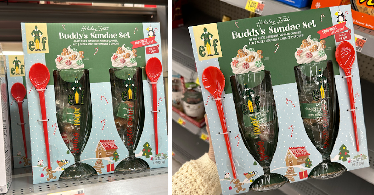 You Can Get A Buddy The Elf Sundae Set That Is The Perfect Way To Spread Christmas Cheer