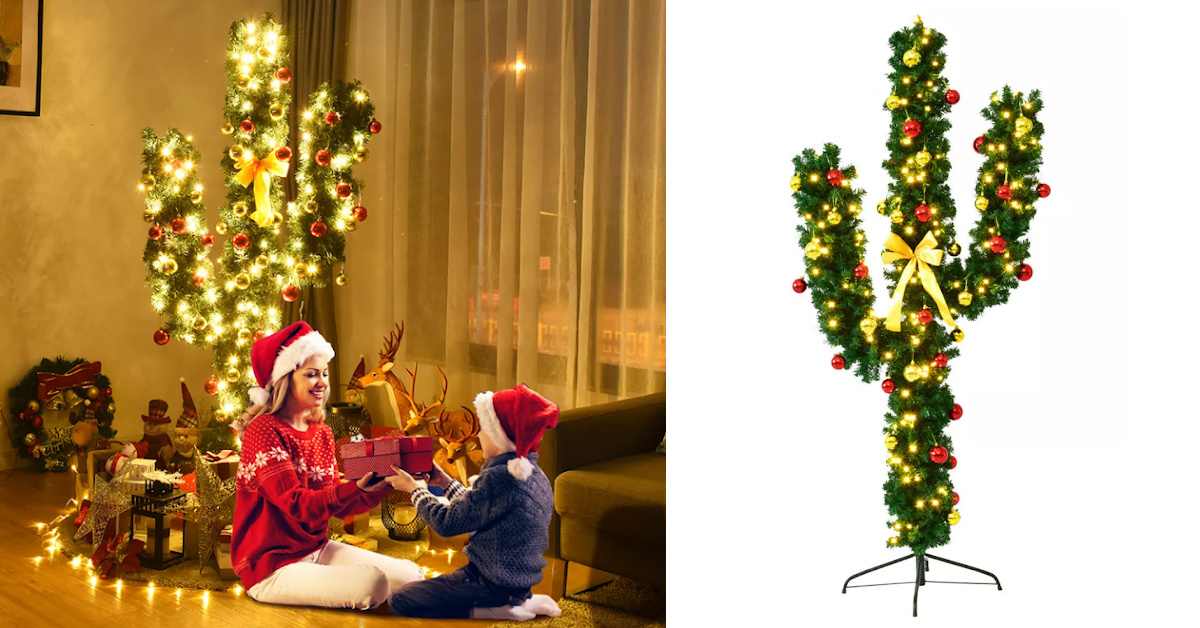 You Can Get A Gorgeous Cactus Christmas Tree To Put A Unique Spin On The Holiday Season