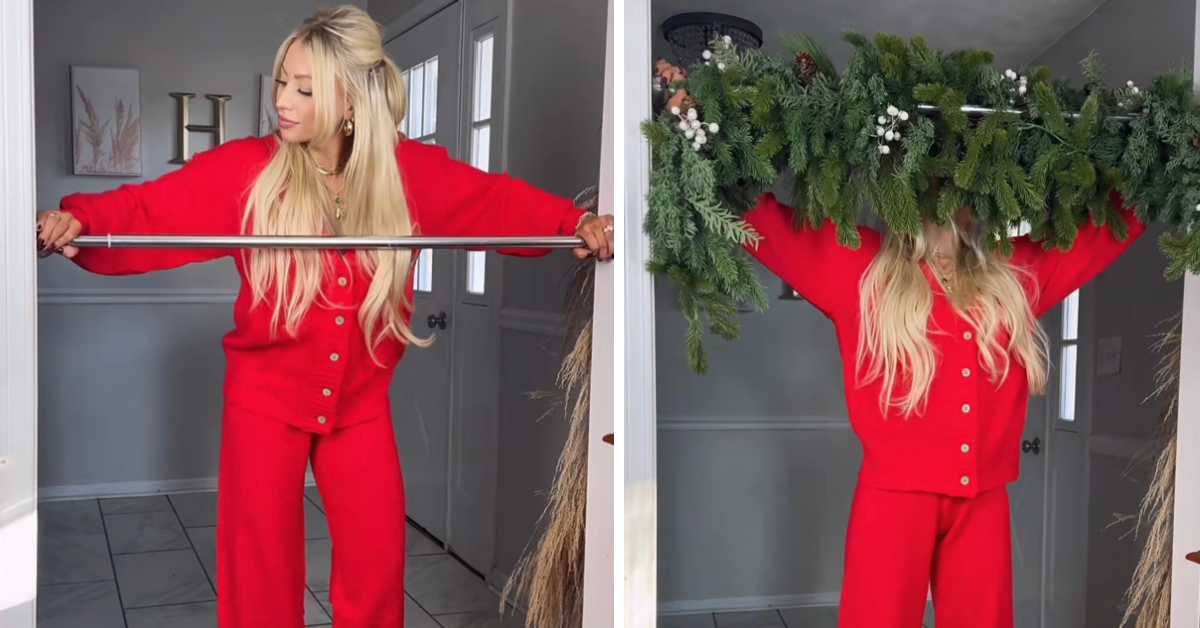 This Viral Christmas Garland Hack Is Pure Genius