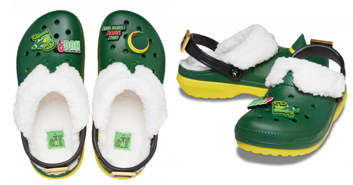 You Can Get ‘Elf’ Crocs To Spread That Christmas Cheer