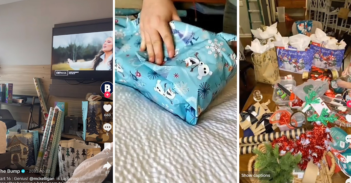 This Hotel Wrapping Party Hack Takes The Stress Out of Wrapping Christmas Gifts
