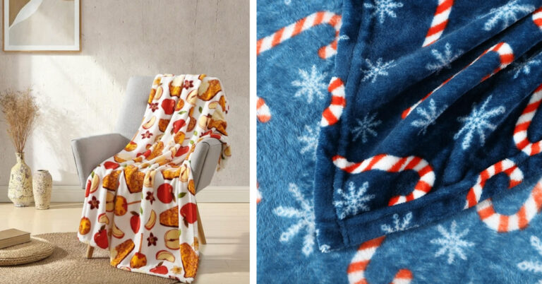 Scented Christmas Blankets Exist And They Cost Less Than $10