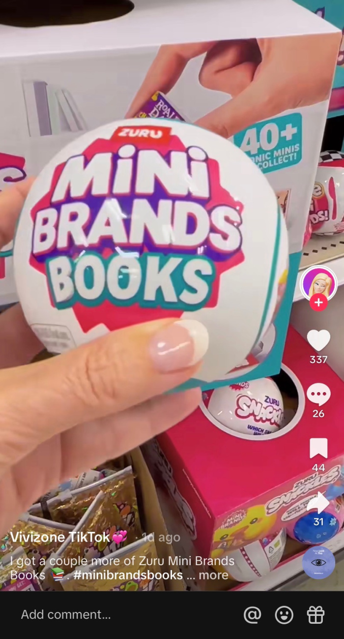 Zuru Mini Brands Books📚 #minibrands #zurutoys #minibooks #miniature, mini  brands books 