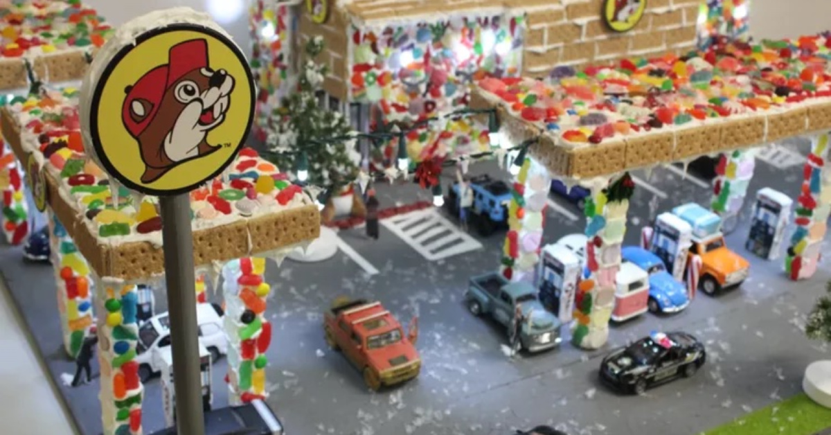 This Texas Couple Built a Buc-ee’s Gingerbread House and It Is Everything
