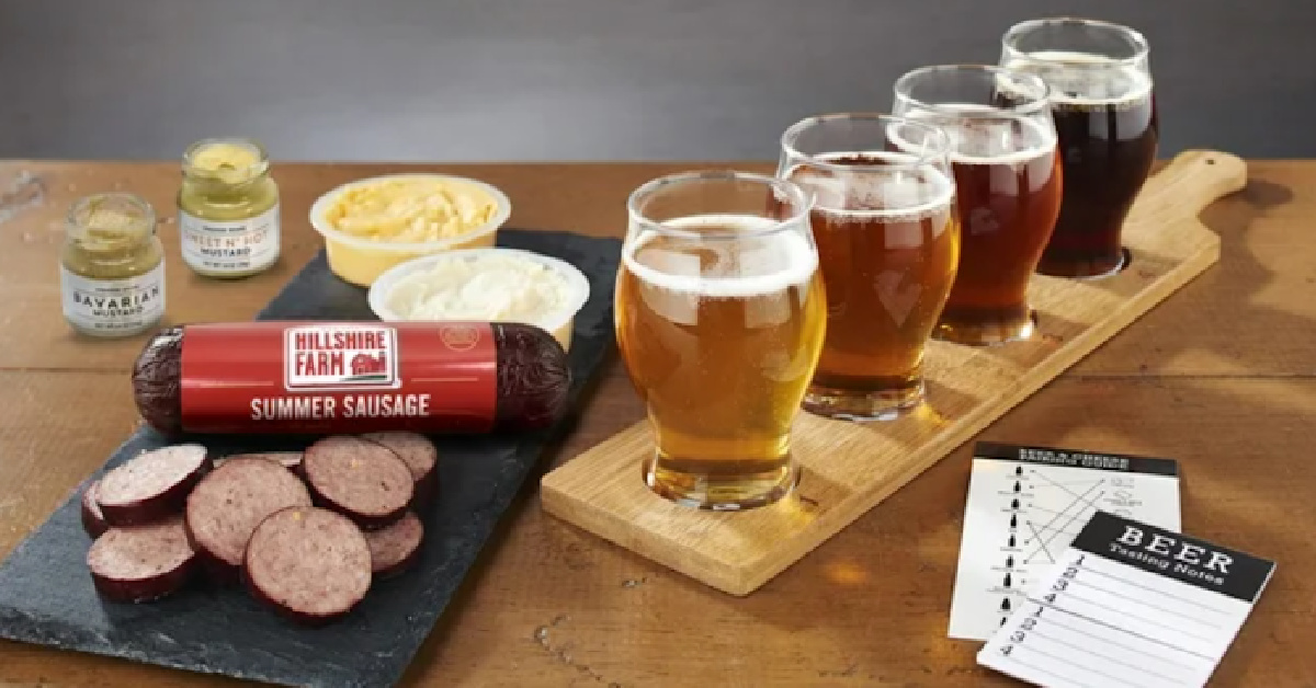 This Hillshire Farm Craft Beer Flight Set Is The Perfect Gift For Any Beer Fan