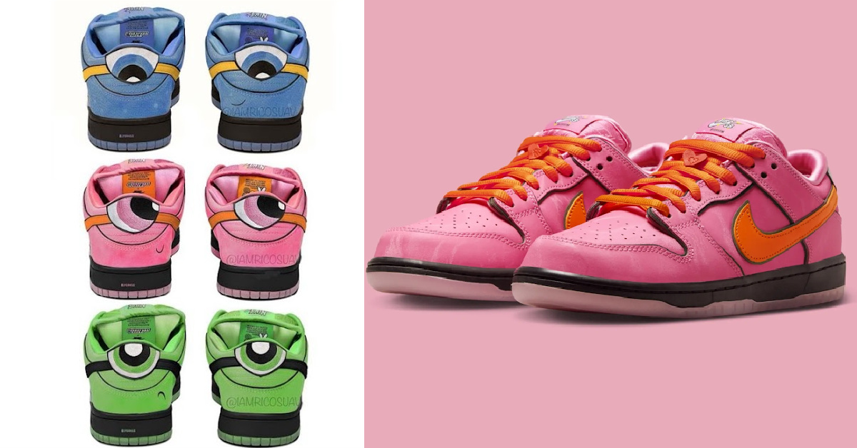 Power Puff Girls Nike’s Exist and I Call Dibs on The Pink Ones