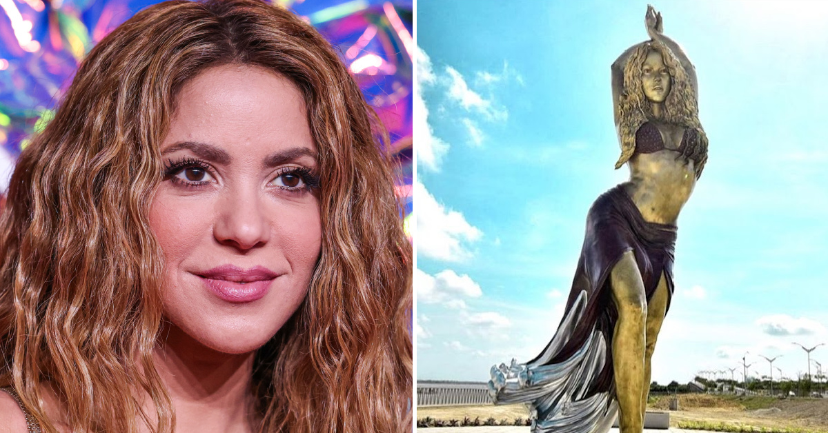 A Giant Statue Of Shakira Was Just Unveiled In Colombia And People Have Jokes
