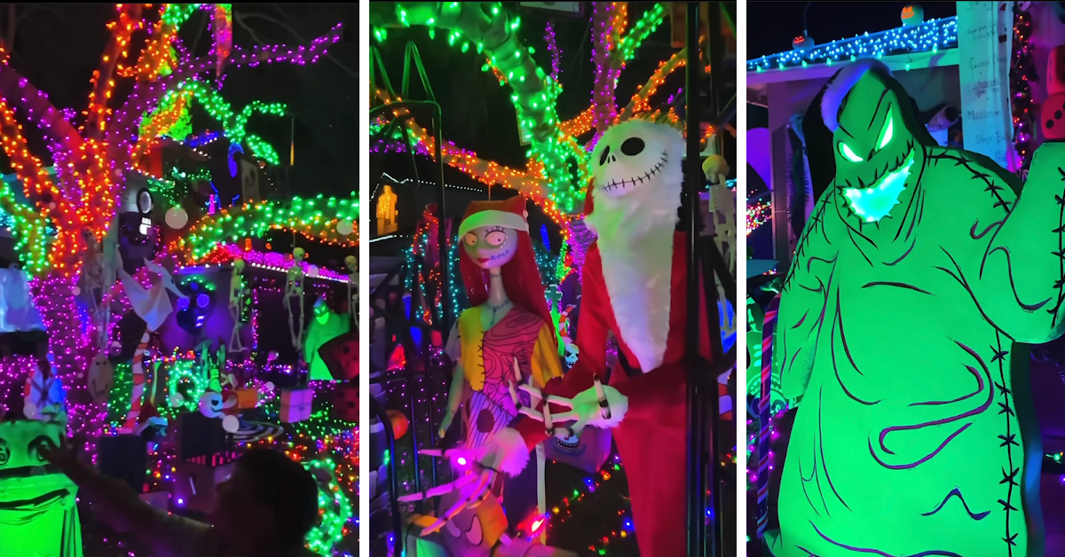 This House Just Won The Holiday Season With Its Giant ‘Nightmare Before Christmas’ Display