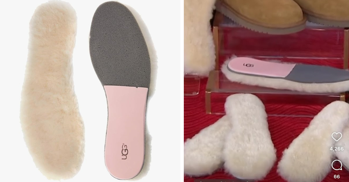 You Can Get Uggs Insoles To Put In All Your Shoes To Make It Feel Like You’re Walking On Clouds