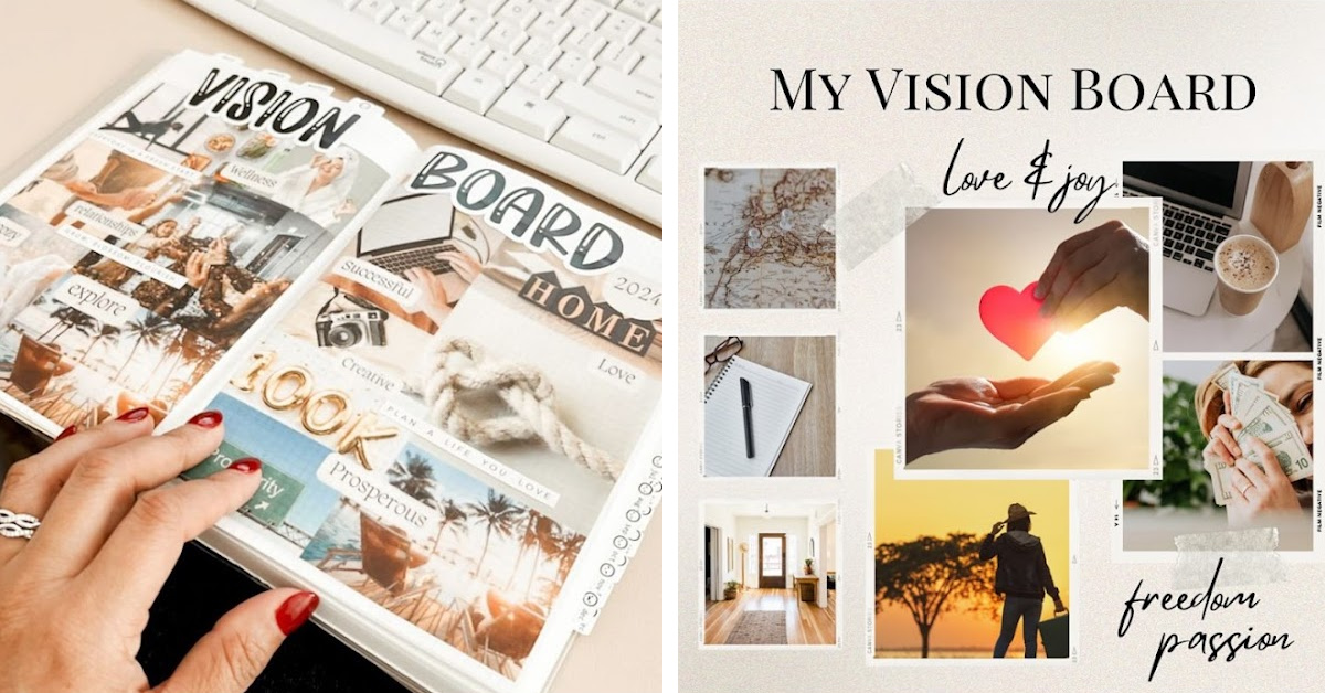 Here’s How To Make A Vision Board To Manifest A Crazy Good Year