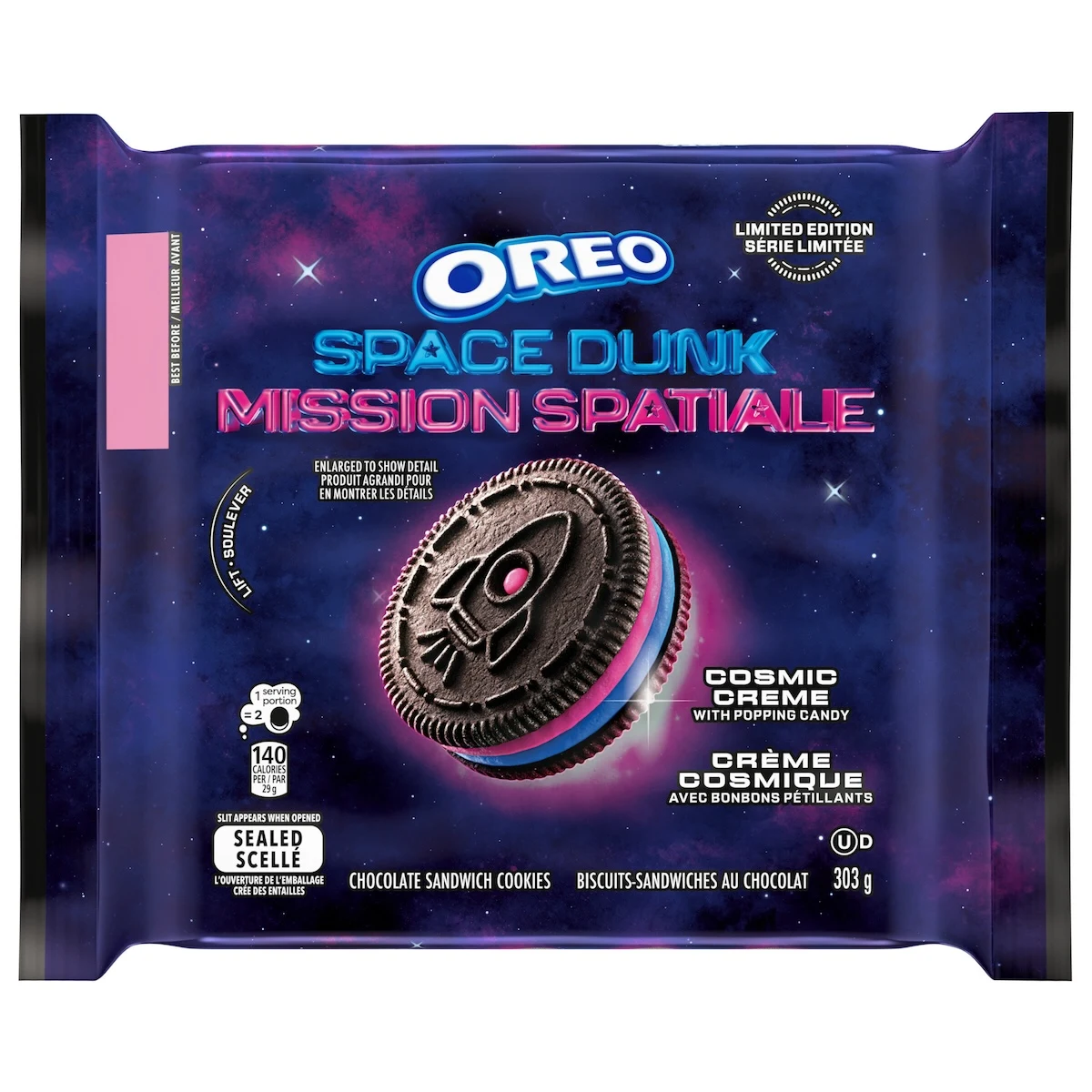 Oreo Announces a New Cookie Flavor That's Stuffed With Pink and Blue Creme