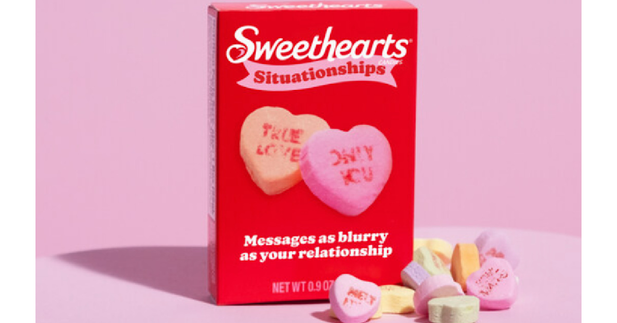 These ‘Situationship’ Heart Candies Are The Perfect Match To Those Blurry Relationships