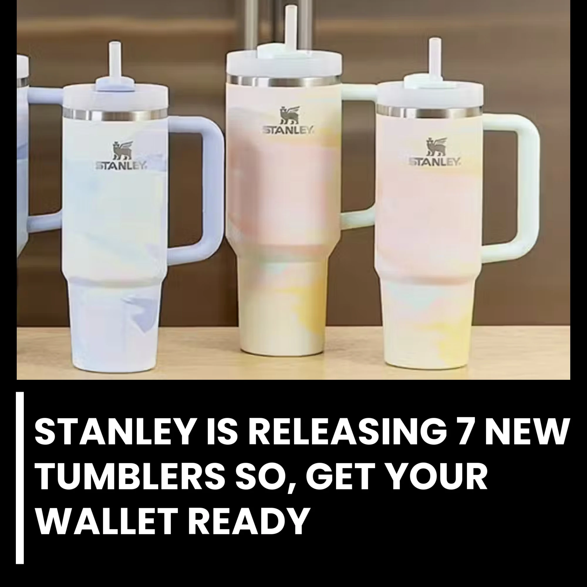 Target Just Dropped New Watercolor Stanley Tumblers and I Am Freaking Out