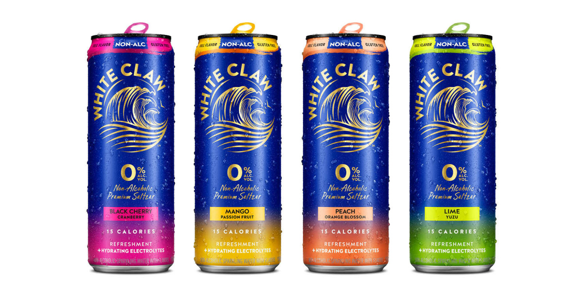 White Claw Just Dropped Non-Alcoholic Flavored Seltzers Just in Time for Dry January