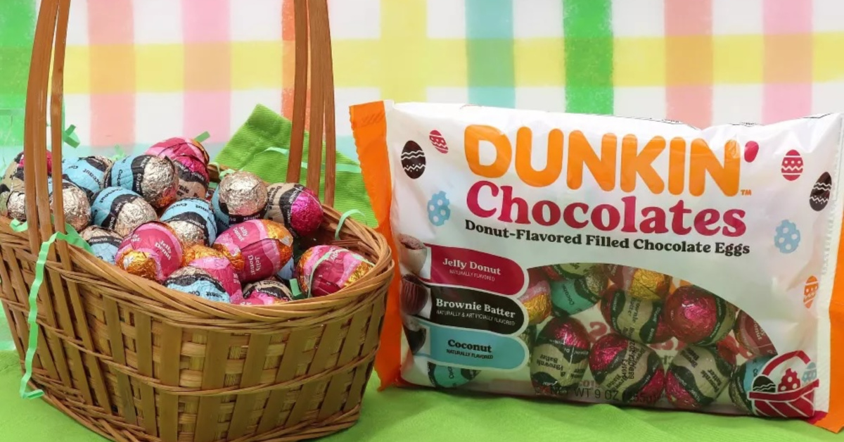Dunkin’ Just Released Donut Stuffed Candy Eggs That Are Perfect for Easter Baskets