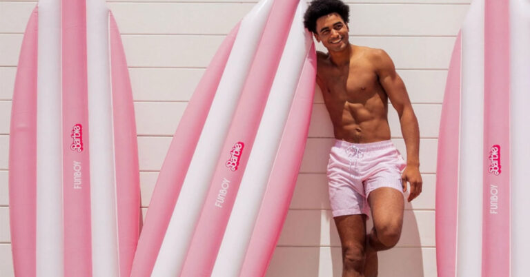 You Can Get A Pink Barbie Surfboard Pool Float So You Can Just Beach All Summer