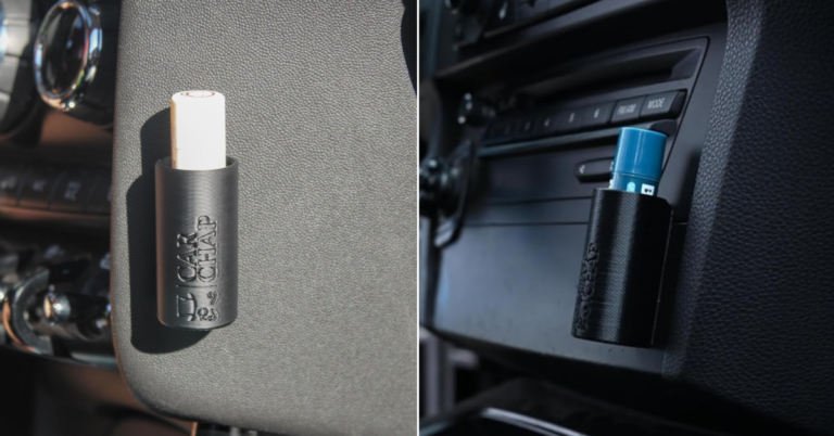 You Can Get a Chapstick Holder For Your Car So You Never Have To Worry About Losing Your Lip Balm Again
