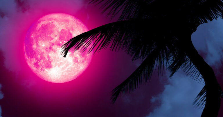 April’s Full Pink Moon Is Rising Soon. Here’s When To View It.