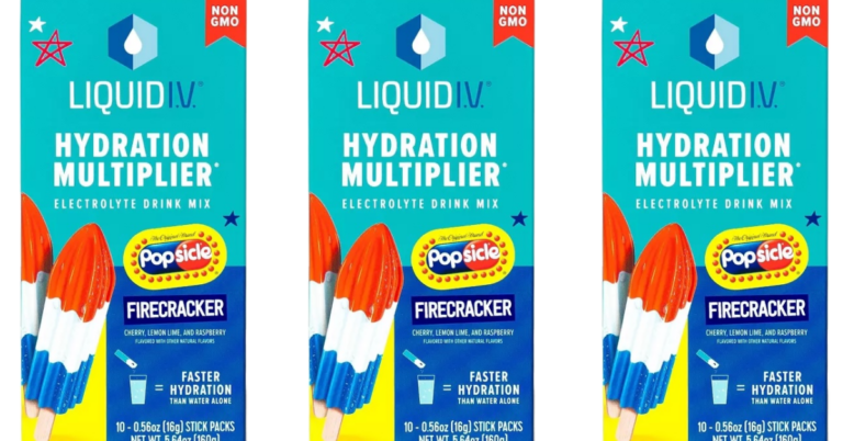 Liquid I.V. Popsicle Firecracker Flavor Exists To Keep You Hydrated All Summer Long