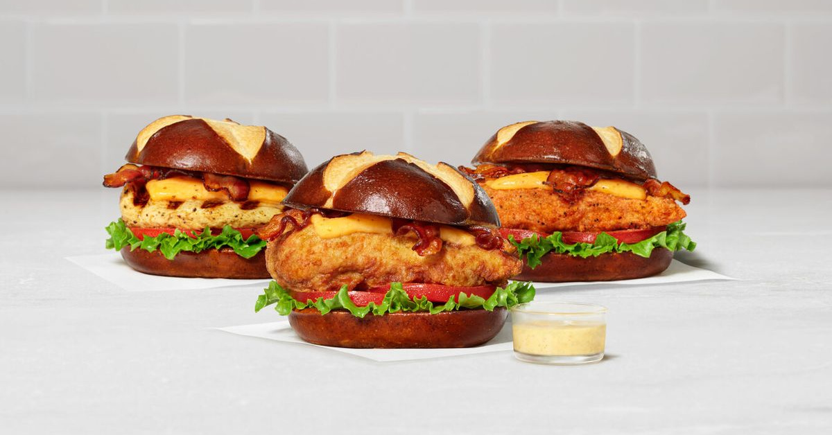 Chick-fil-A Is Introducing Pretzel Cheddar Club Sandwiches and I Need One Now