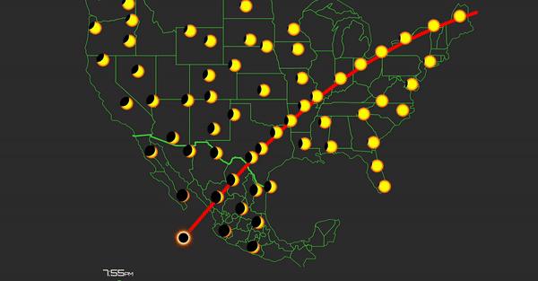 This Website Shows You Exactly How Much of The Solar Eclipse You’ll See In Your Area and When