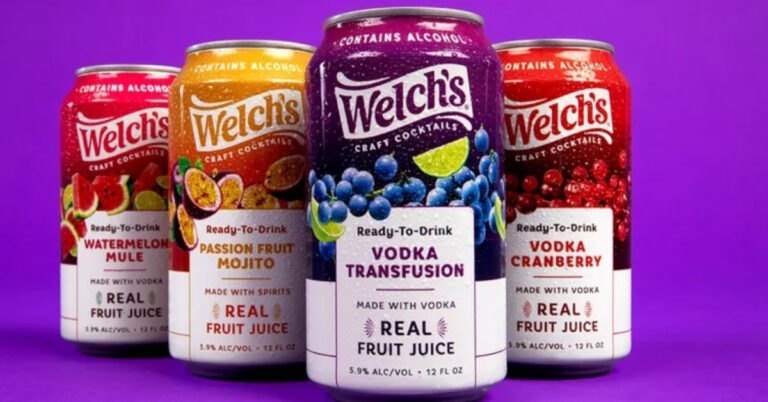 Welch’s Is Releasing Adult Canned Cocktails In Four Different Flavors And I Can’t Wait To Try Some