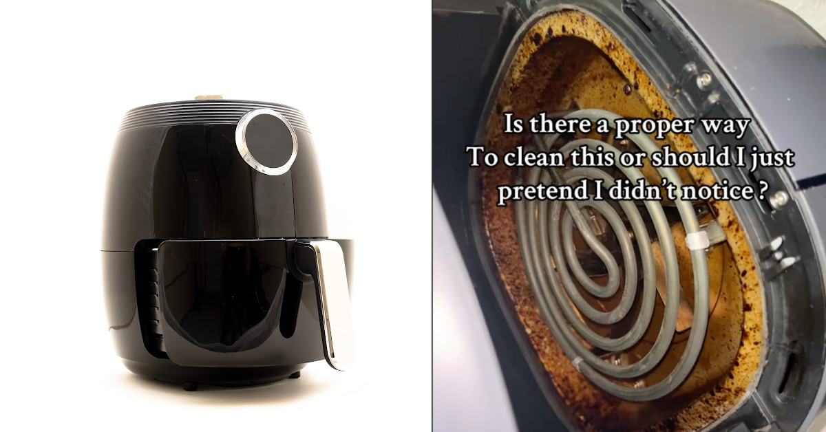 There’s A Part on Your Air Fryer You Probably Need To Clean Right Now